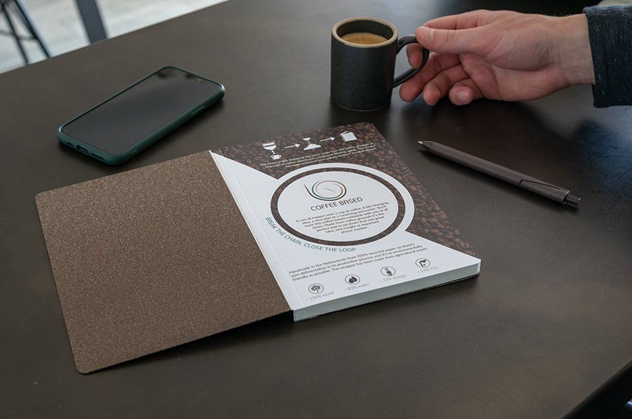 PRIMA PAGINA NOTEBBOOK AL CAFFÉ COFFEE FIRST PAGE NOTEBOOK