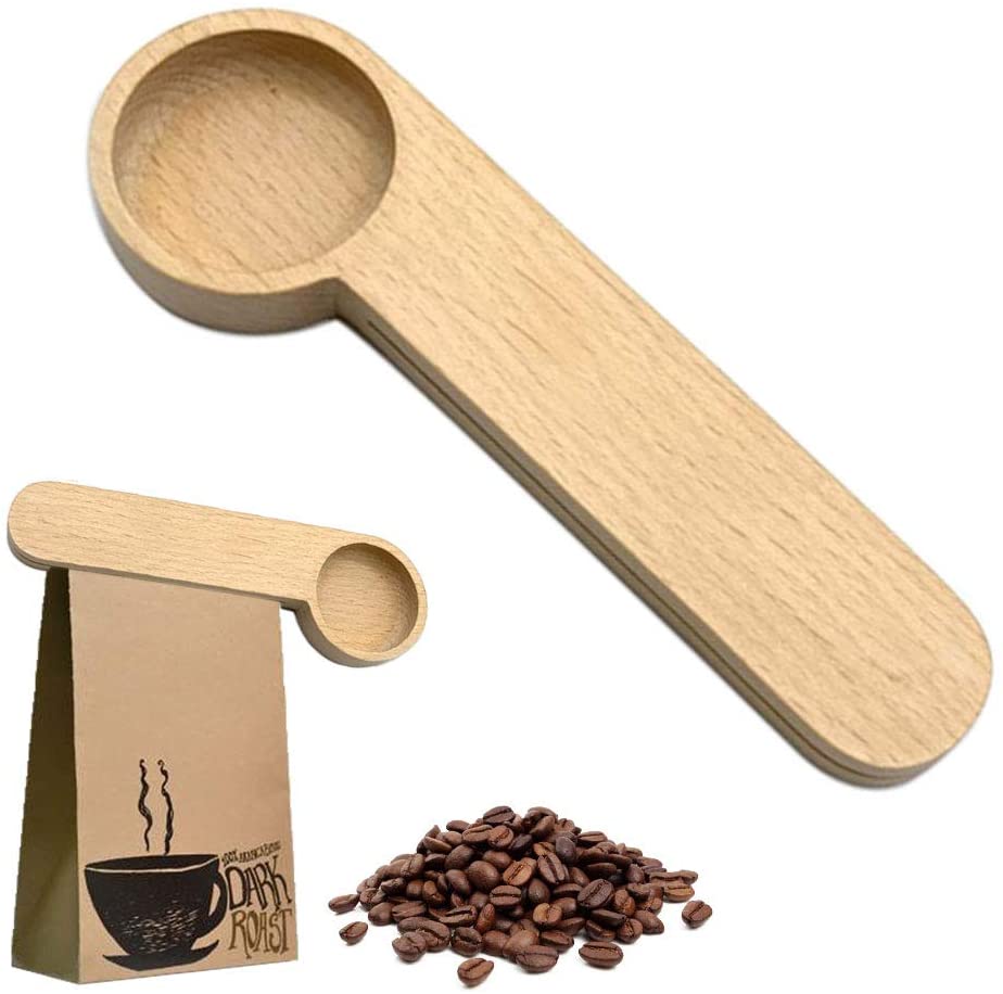 WOOD COFFEE BAG CLAMP