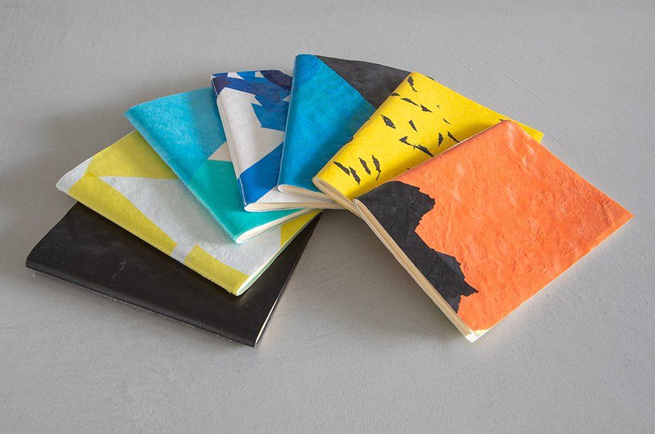 RECYCLED NOTEBOOK WITH PENCILS CASE