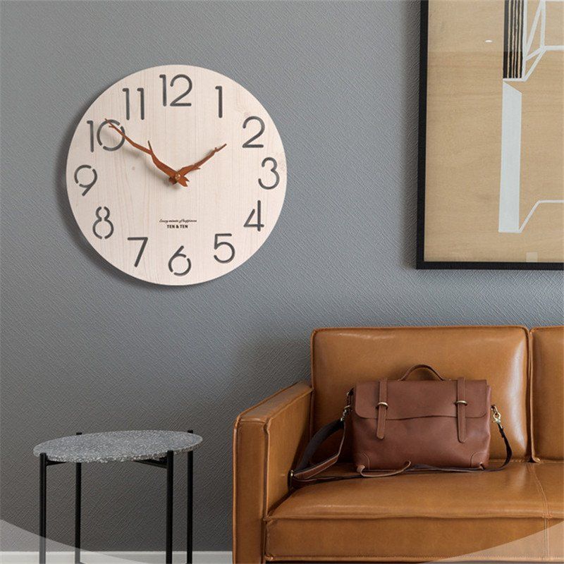 WOOD WALL CLOCK