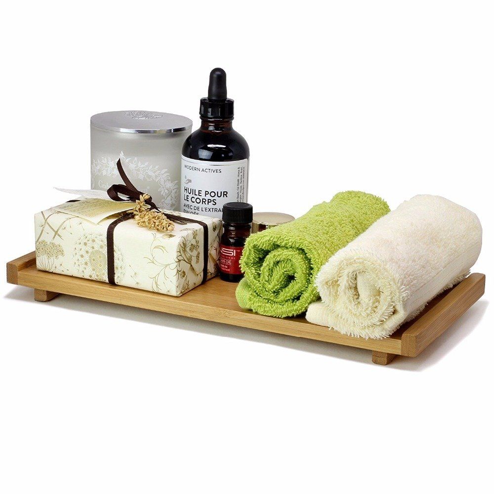 WELCOME BAMBOO TRAY