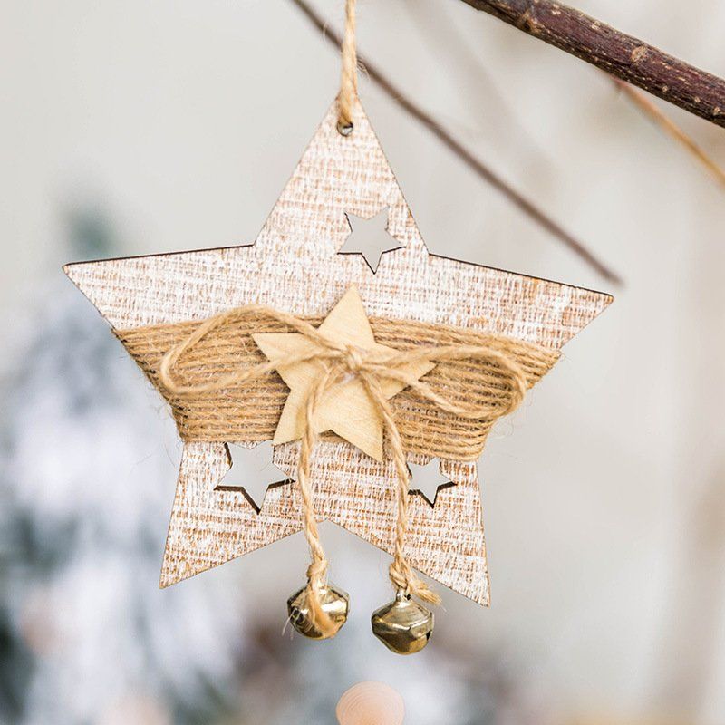 ADDOBBI NATALIZI IN LEGNO CHRISTMAS TREE DECORATIONS