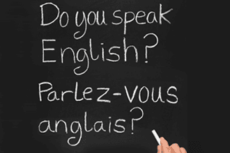 Words written on the black board