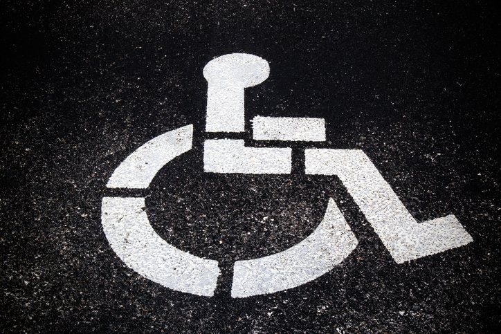 handicap pavement striping