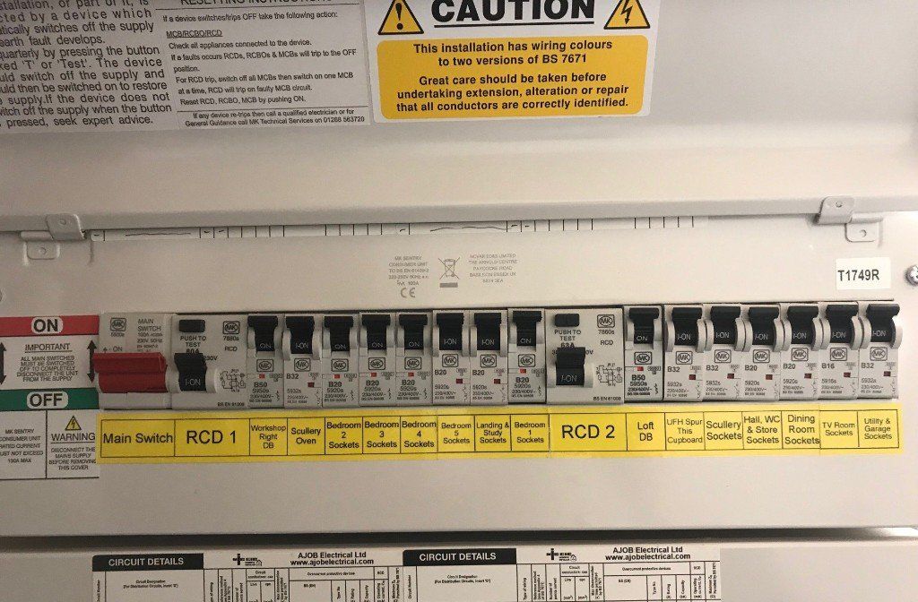 Consumer unit fuse box replacement Leeds