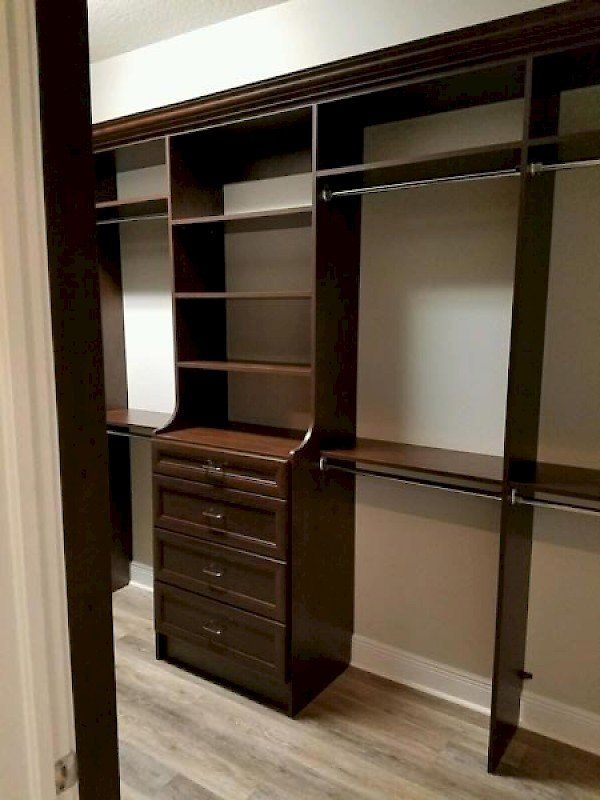 Master Bedroom Closet System Installed in Odessa, FL