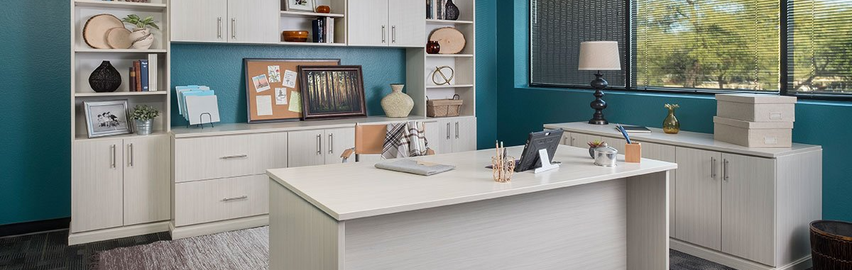 Custom Home Office Cabinet System