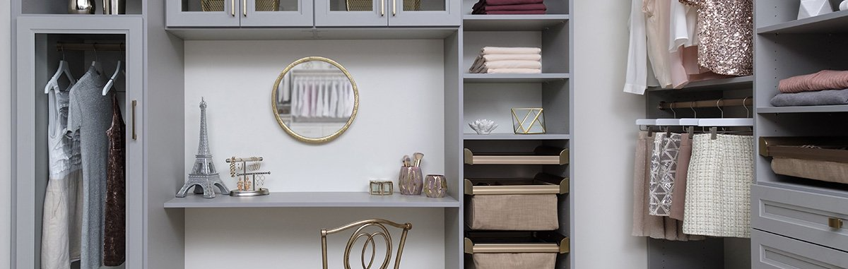 Walk In Custom Closet System