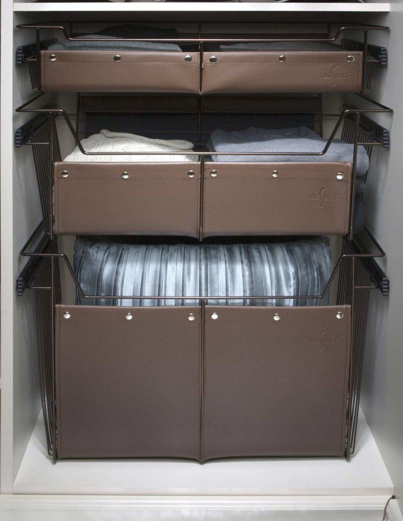 Wrapped Sliding Baskets