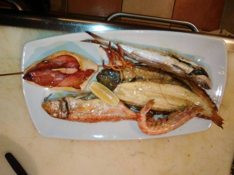 Piatto di pesce misto