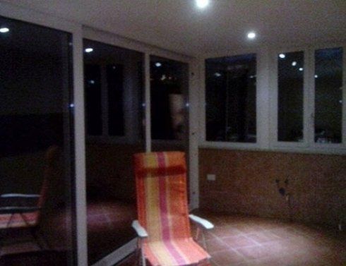 infissi isolanti in una veranda
