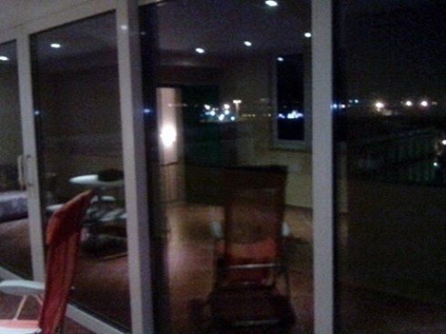 vetrata in alluminio di una veranda
