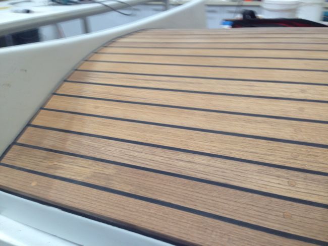 Teak decking