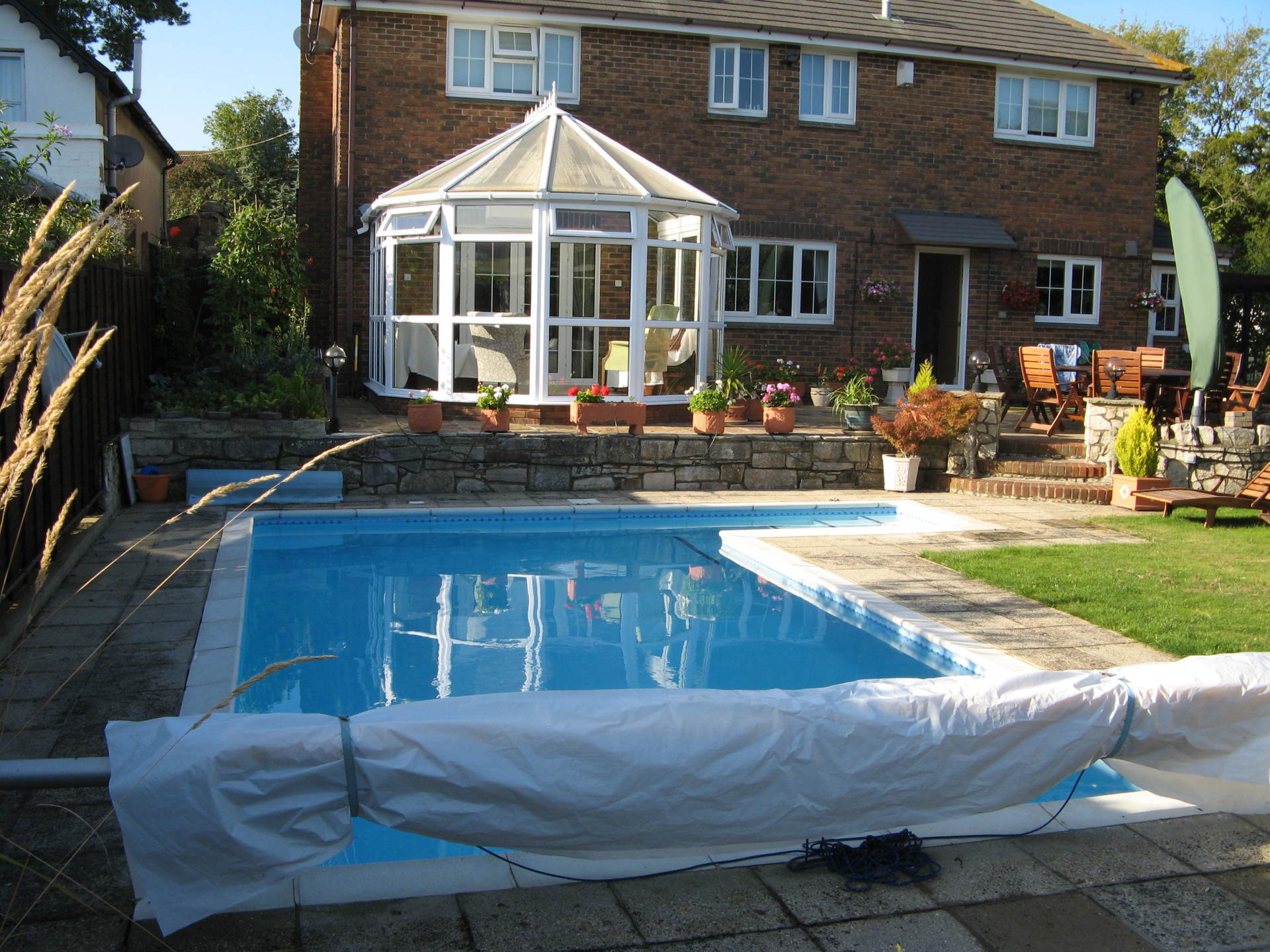 pool near house