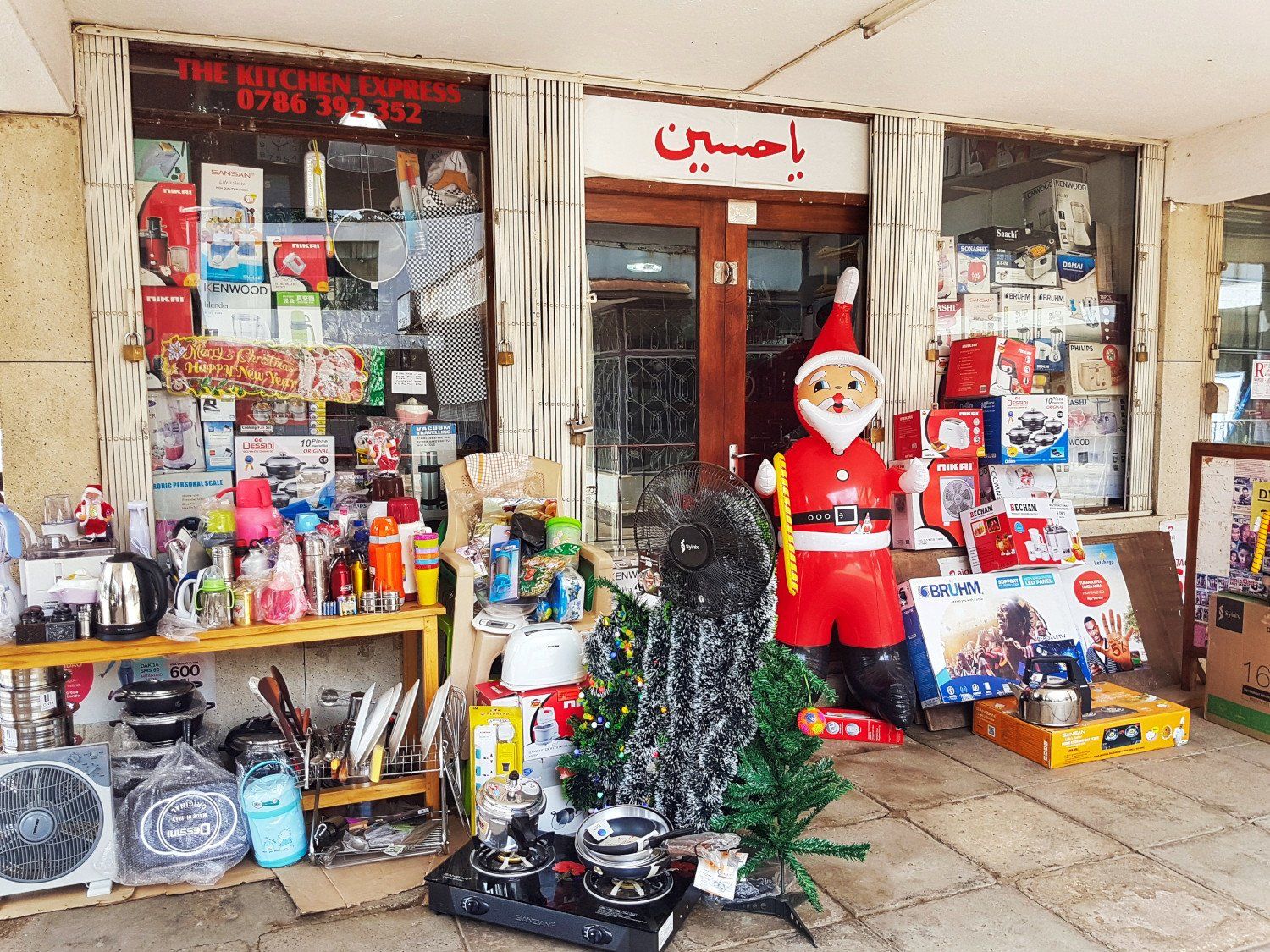 Santa visits Africa