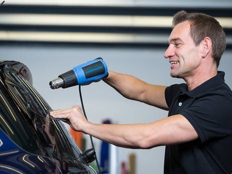 Professional car window tinting service