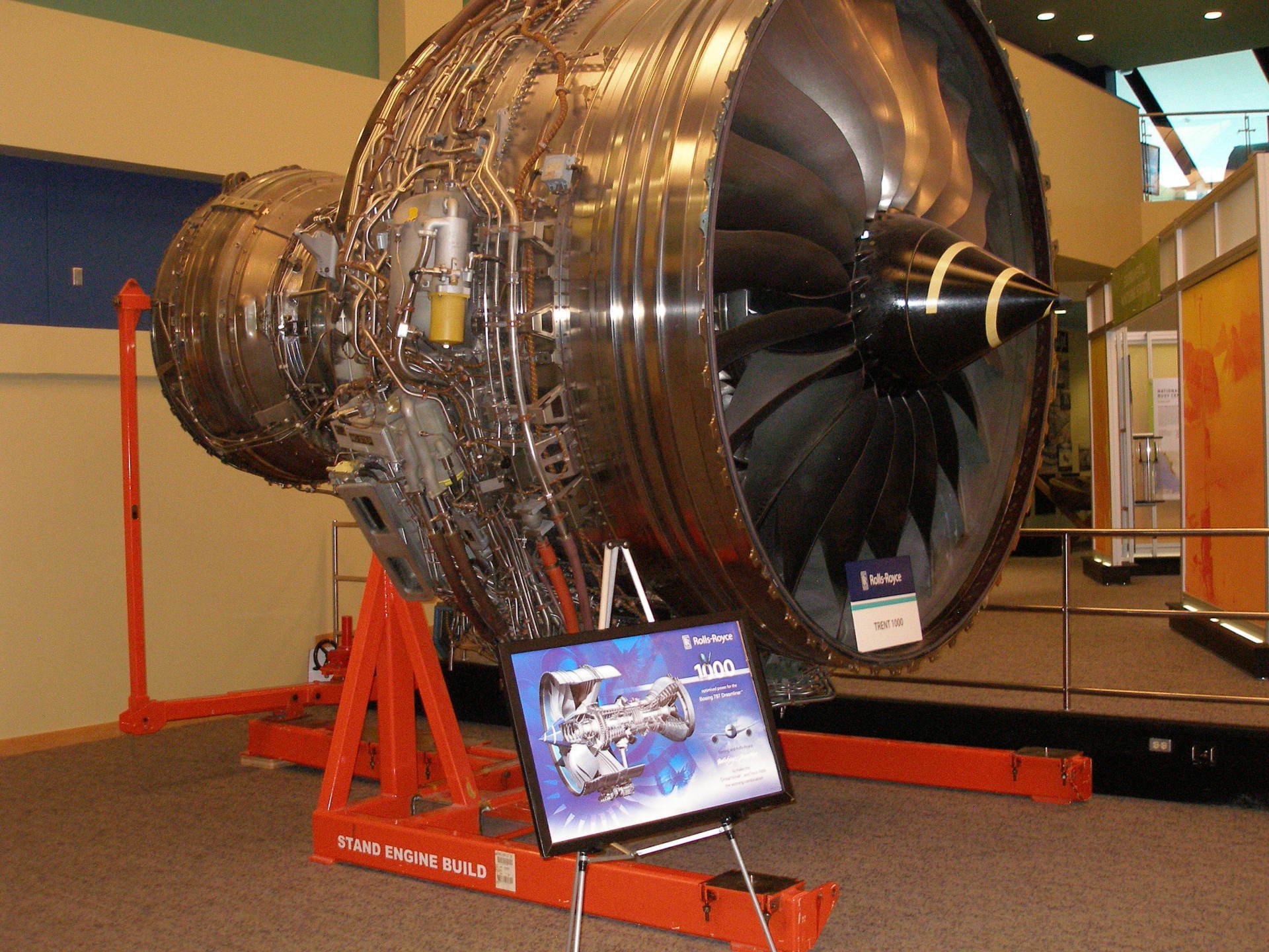 Engine at Infinity Science Center in Pearlington, MS