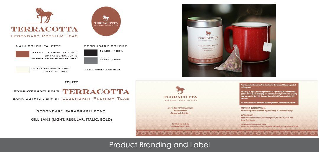 Trillium Images Graphics - Terracotta tea