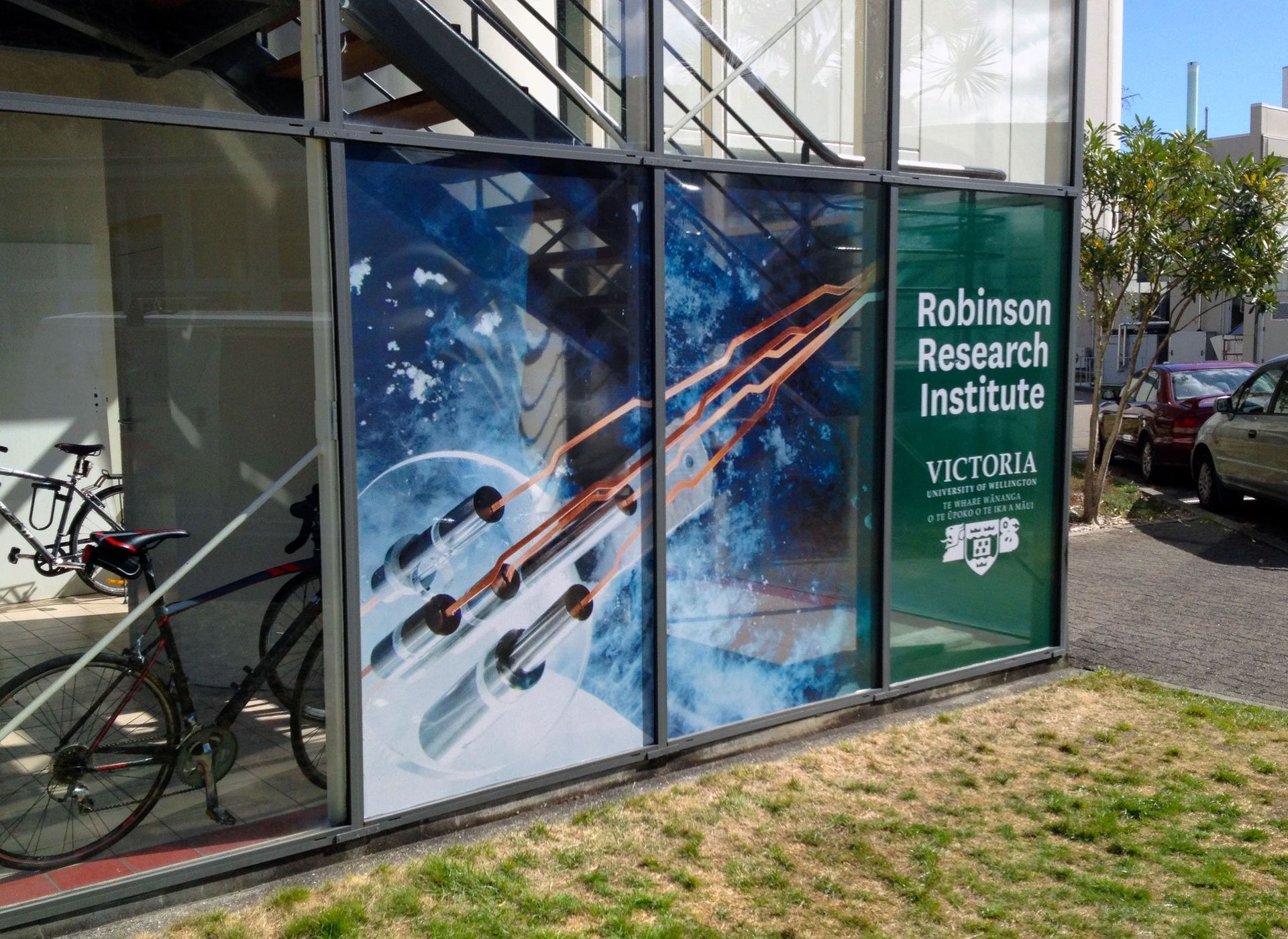 Digitally printed window vision applied to windows