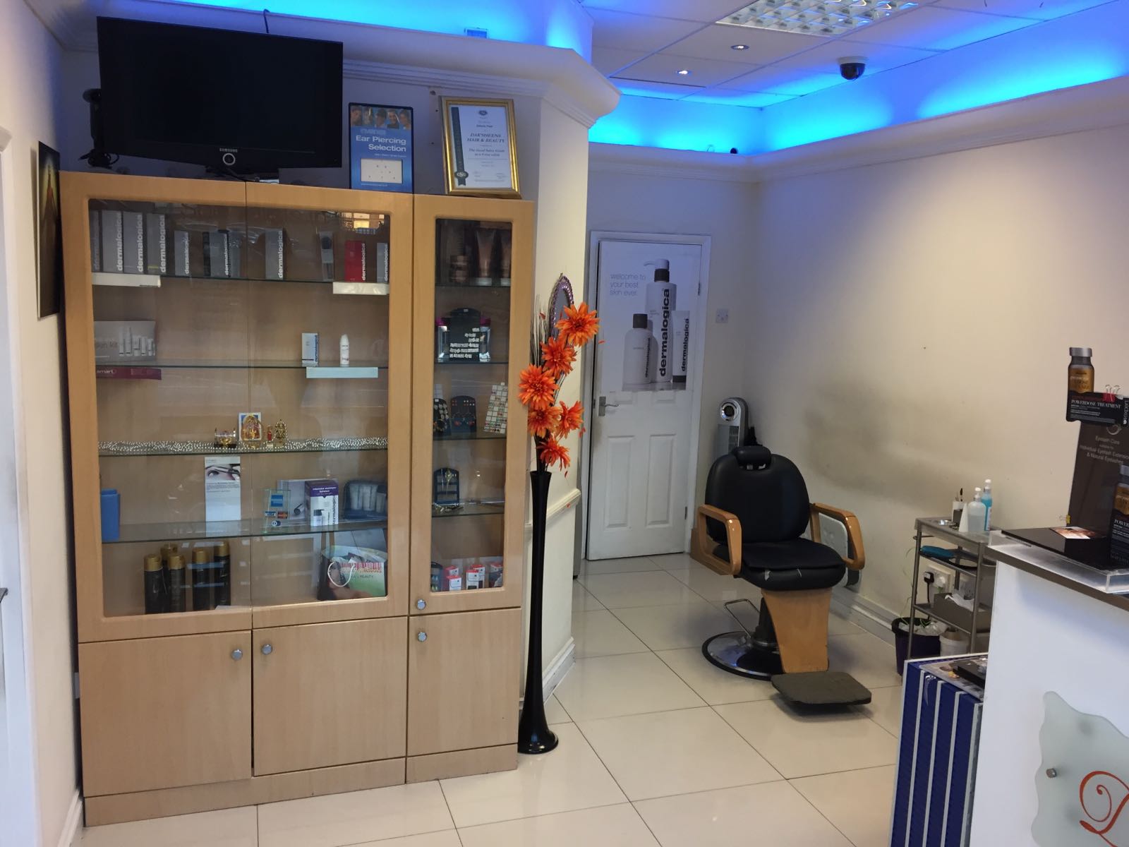 interior of a salon