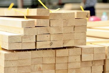Stack of lumber