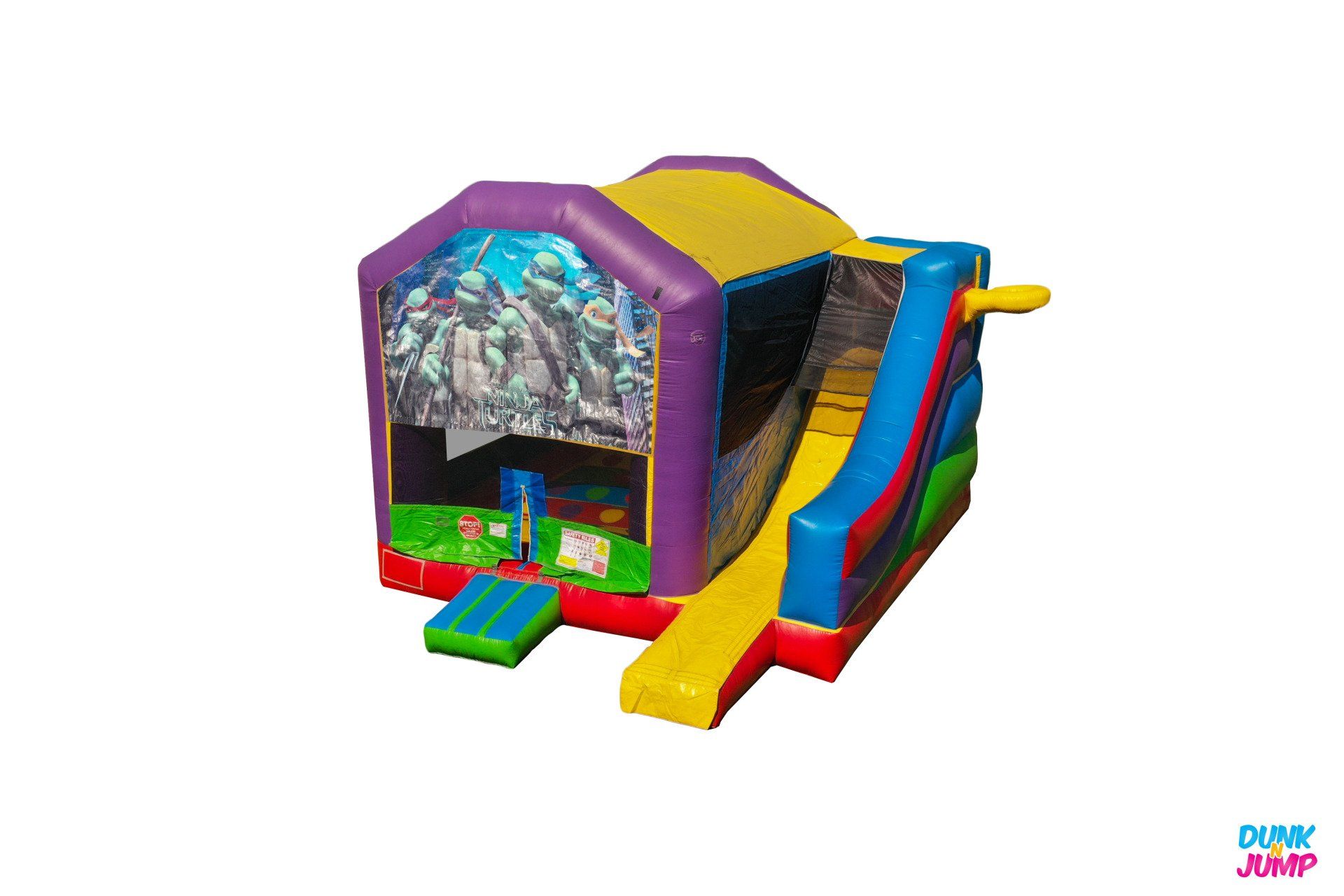 Ninja Turtle 5 in 1 Inflatable Bounce House Rental