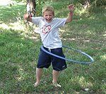 Hula Hoops Carnival Games for Backyard Party