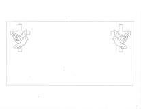 Cross With Dove Layout — Willoughby, OH — Northcoast Memorials