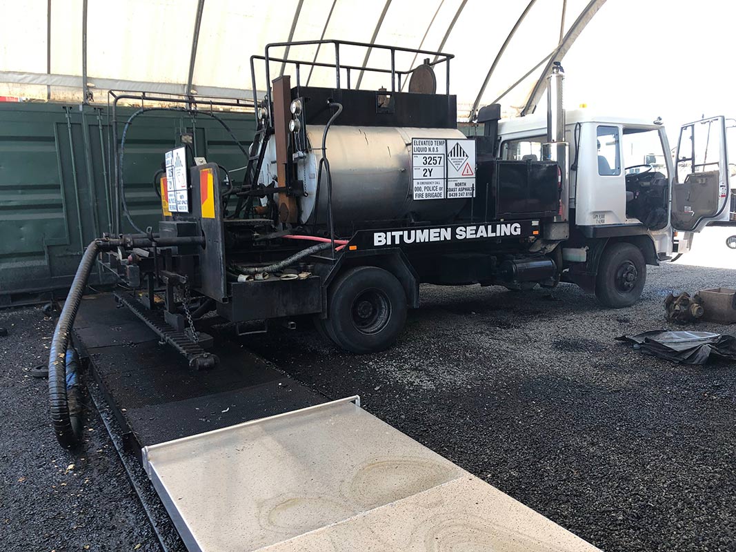 Bitumen Sprayer — North Coast Asphalts in Corindi Beach, NSW