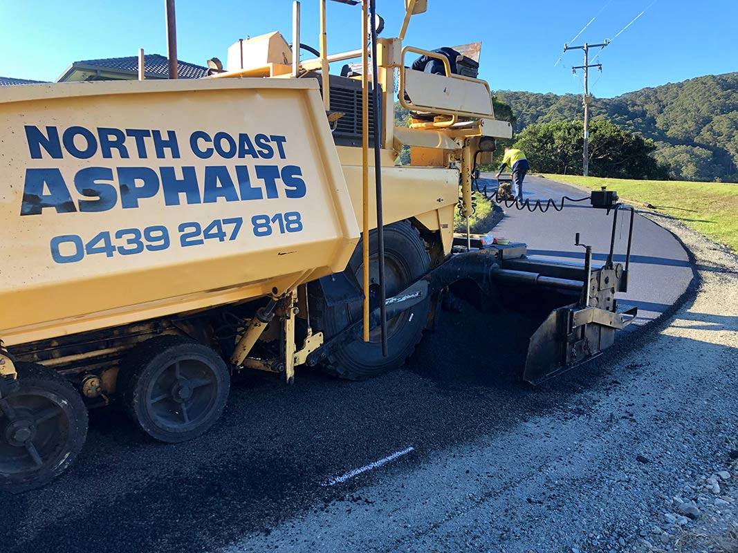 Asphalt Paver — North Coast Asphalts in Corindi Beach, NSW