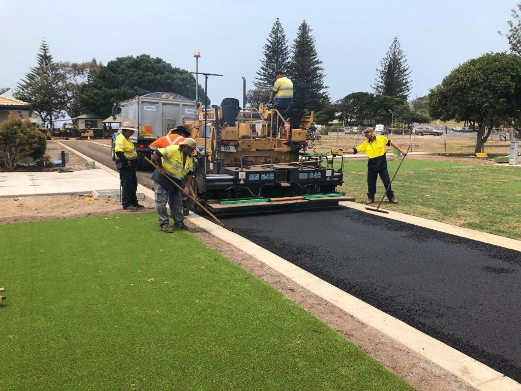 new subdivision road in progress