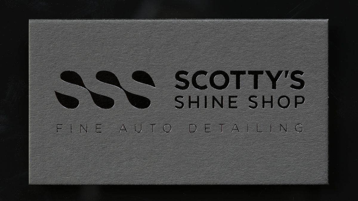 Scotty's Shine Shop Business Card