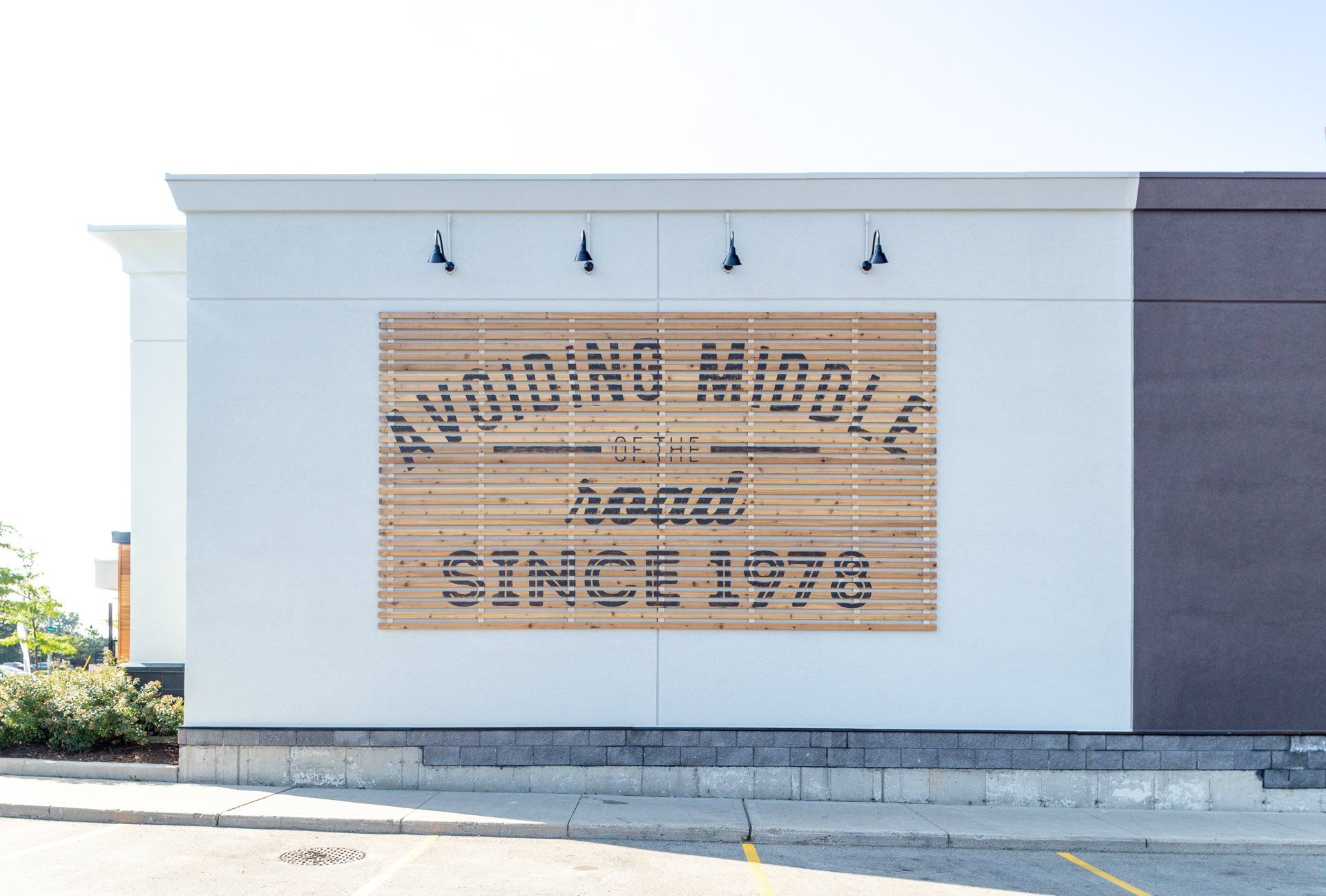 Sign on a building: 