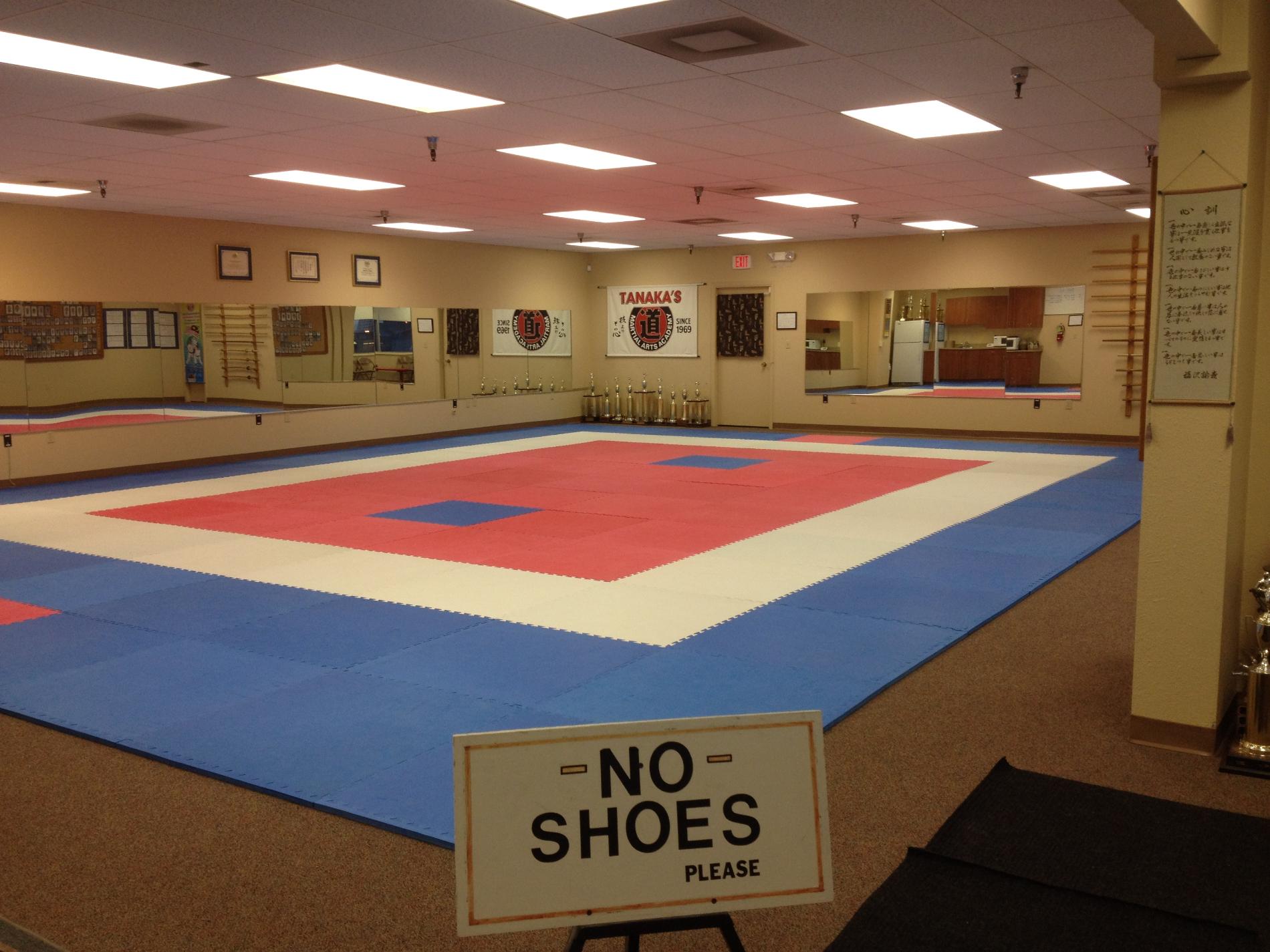 Karate practice room