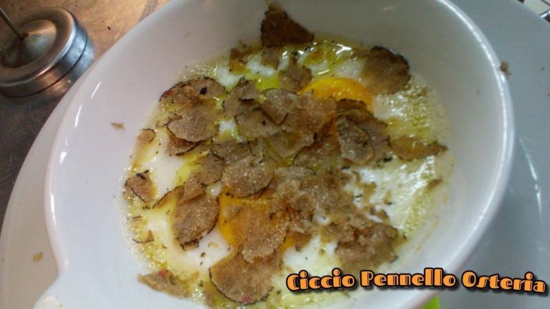 uova con tartufo nero toscano