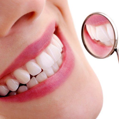 close up of teeth