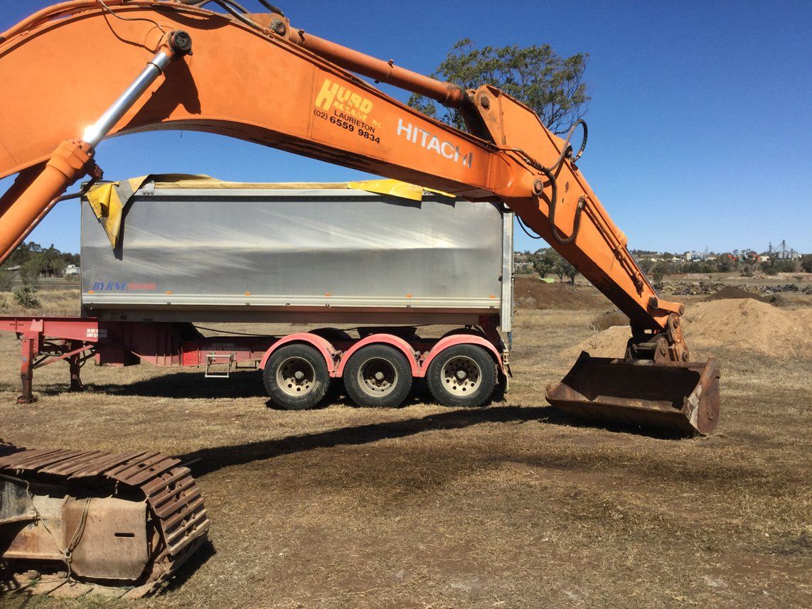used Hitachi construction truck