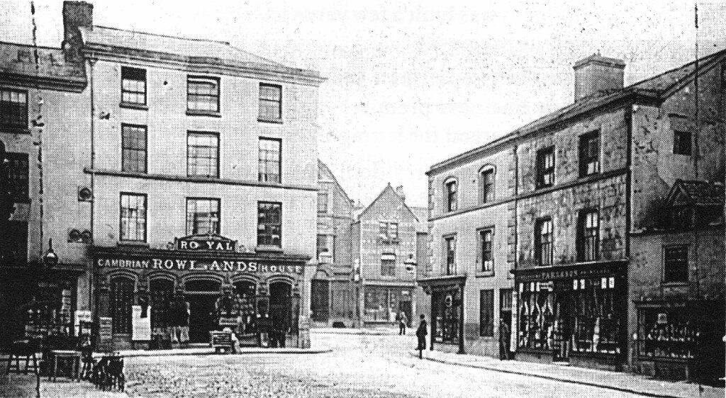 Robert Owen's birthplace in Newtown, Powys