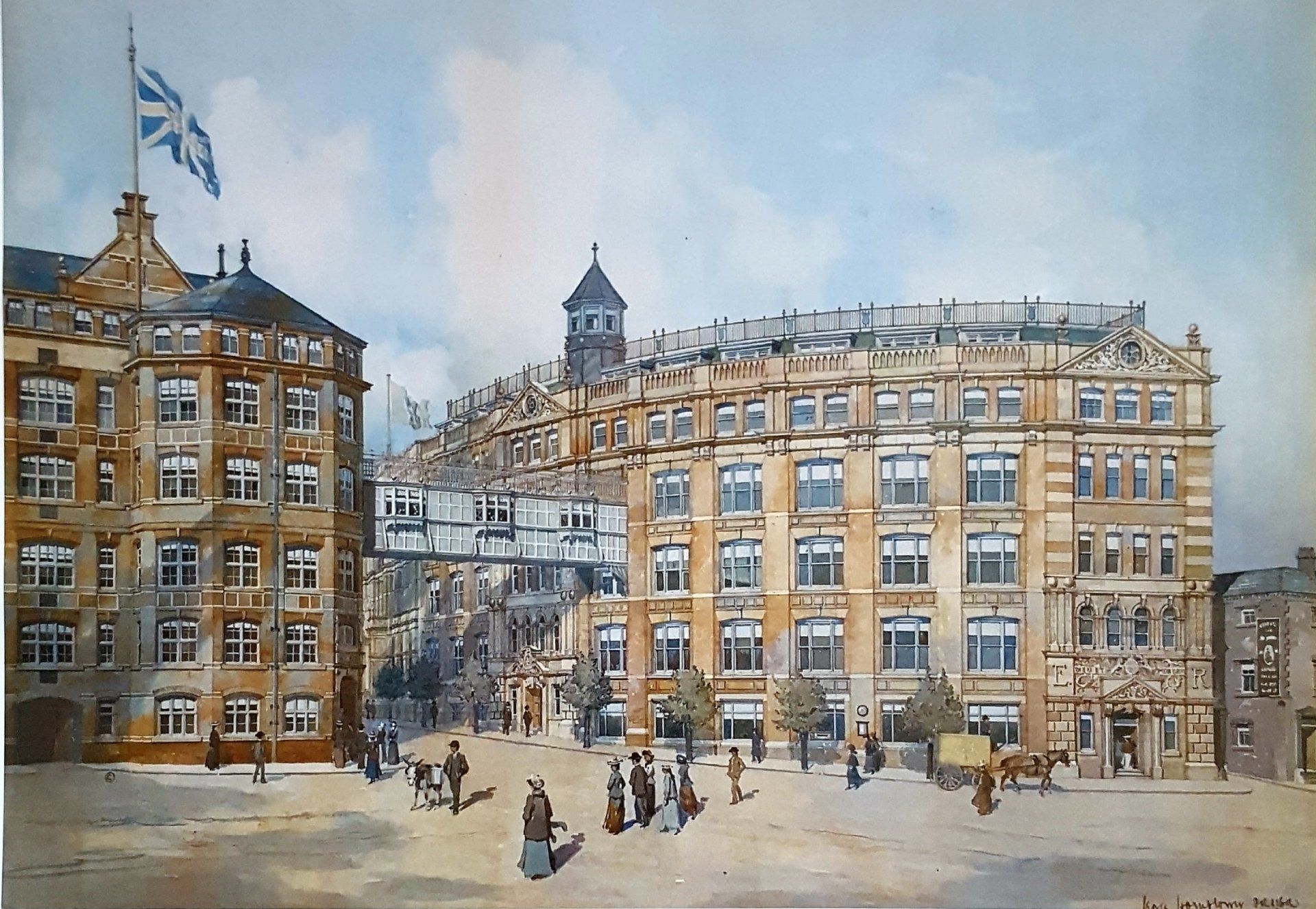 The Pryce Jones building in 1910-1920