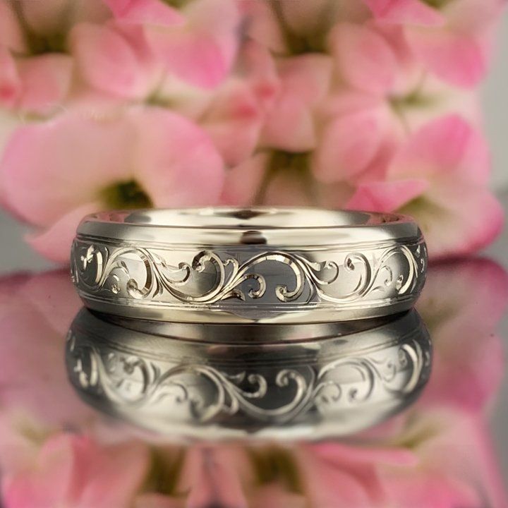 custom platinum wedding band