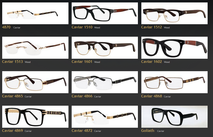 Caviar eyeglasses in Boca Raton Florida