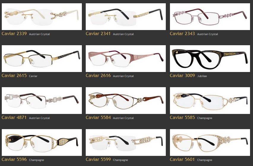 Caviar eyeglasses in Boca Raton Florida