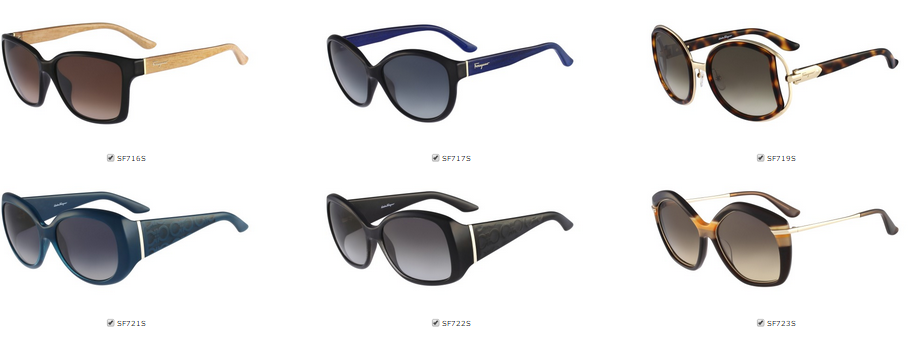 Salvatore Ferragamo sunglasses in Boca Raton Florida