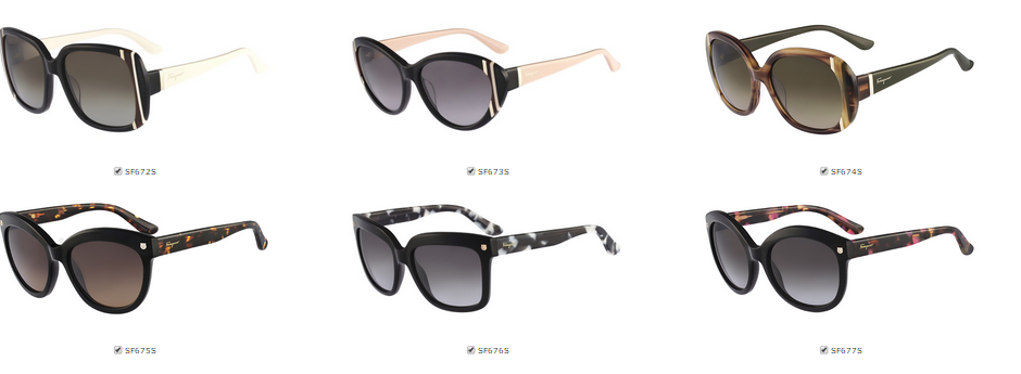 Salvatore Ferragamo sunglasses in Boca Raton Florida