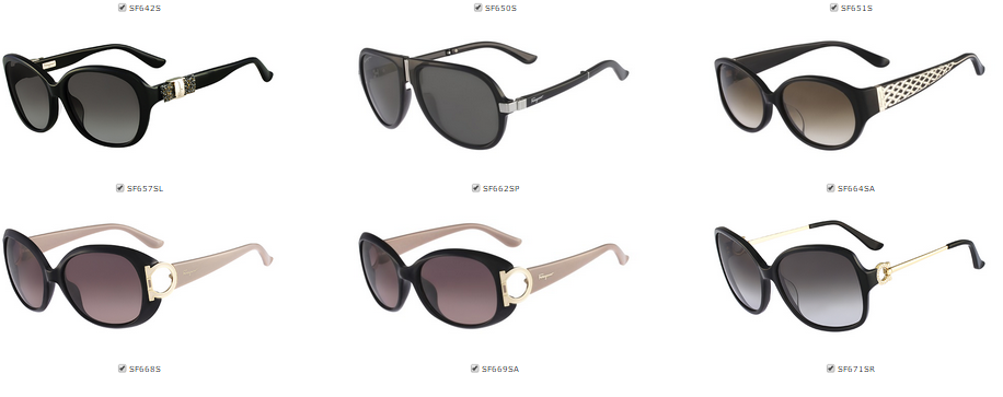 Salvatore Ferragamo sunglasses in Boca Raton Florida