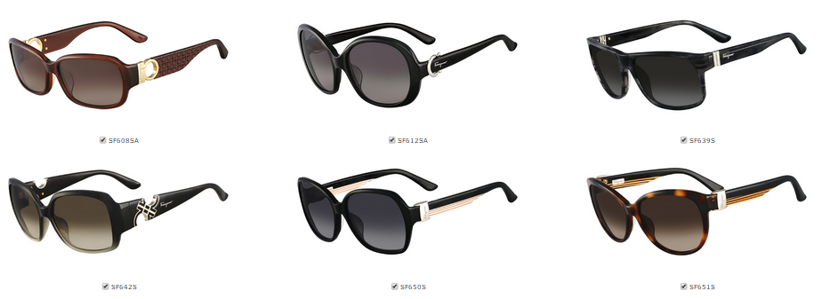 Salvatore Ferragamo sunglasses in Boca Raton Florida