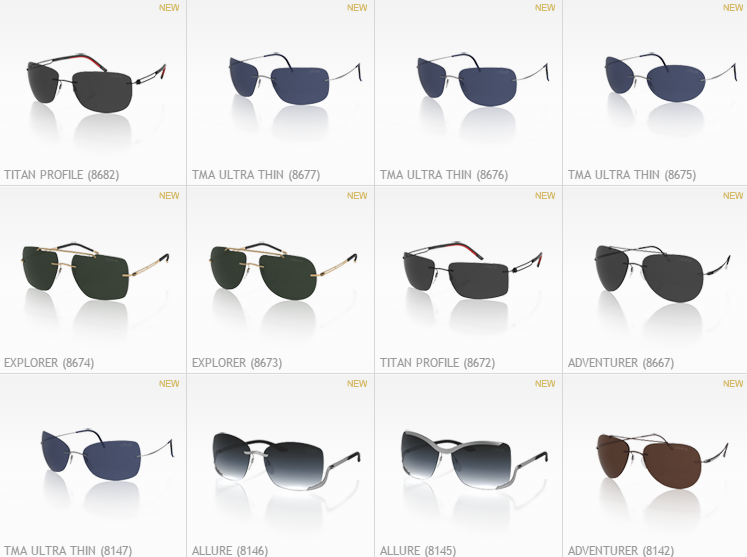 Silhouette sunglasses in Boca Raton Florida