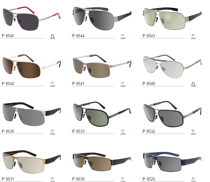 Porshe Design sunglasses in Boca Raton Florida