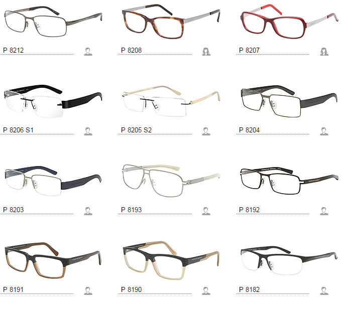 Porshe Design eyeglasses in Boca Raton Florida