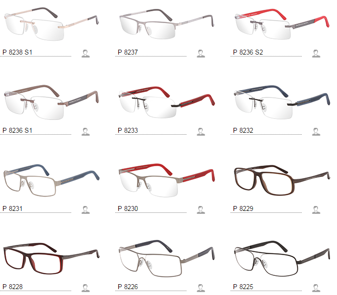 Porshe Design eyeglasses in Boca Raton Florida
